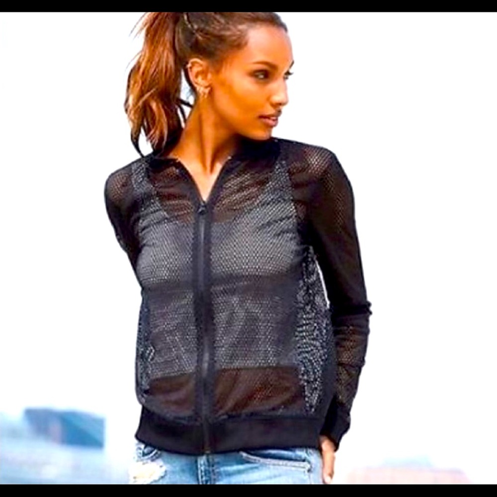 New beautiful black Victoria Secret Mash jacket.